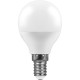 Лампа светодиодная Feron E14 7W 2700K Свеча на ветру Матовая LB-97 25760