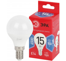 Лампа светодиодная Эра RED LINE LED P45-15W-865-E14 R 15Вт шар Б0070103