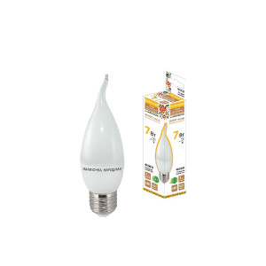 Лампа светодиодная TDM Electric Народная E27 7W 4000K матовая SQ0340-1547