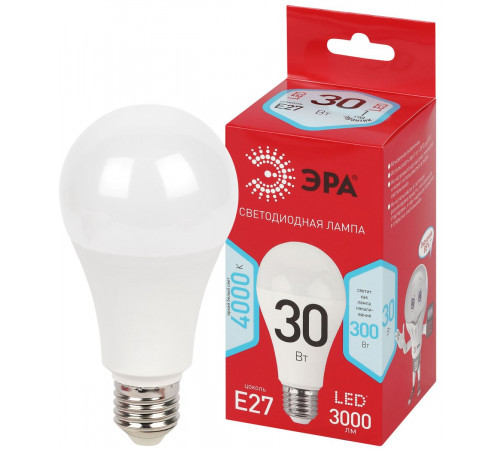 Лампа светодиодная Эра RED LINE LED A70-30W-840-E27 R 30Вт груша Б0069971