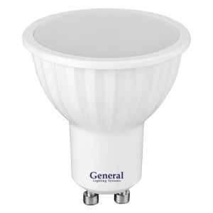 Светодиодная лампа General GLDEN-MR16-10-230-GU10-6500 661063