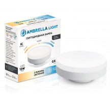 Лампа светодиодная с переключением цветовой температуры и функцией памяти 3 секунды Ambrella Light GX53 12Вт 6400/4000/2700K 541201