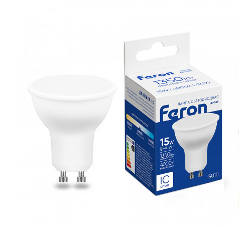 Лампа светодиодная Feron LB-965 MR16 GU10 15W 175-265V 4000K 53483