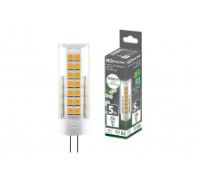 Лампа светодиодная TDM Electric G4 5W 6500K прозрачная SQ0340-0218