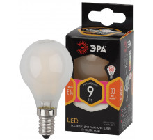 Лампа светодиодная Эра E14 9W 2700K F-LED P45-9w-827-E14 frost Б0047021