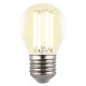 Лампа светодиодная филаментная Uniel LED-G45-4W/3000K/E27/CL GLY01TR UL-00011940