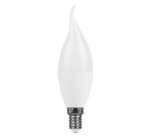 Лампа светодиодная Feron LB-980 свеча на ветру матовая E14 15W 175-265V 4000K 52075