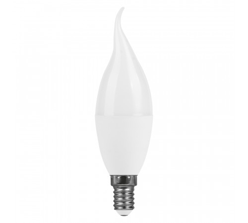 Лампа светодиодная Feron LB-980 свеча на ветру матовая E14 15W 175-265V 4000K 52075 Лампа светодиодная Feron LB-980 свеча на ветру матовая E14 15W 175-265V 4000K 52075