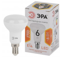 Лампа светодиодная Эра E14 6W 2700K LED R50-6W-827-E14 Б0056751