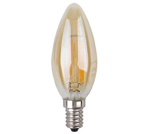 Лампа светодиодная Эра E14 5W 2700K F-LED B35-5W-827-E14 gold Б0027939