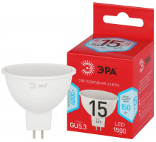 Лампа светодиодная Эра RED LINE LED MR16-15W-840-GU5.3 R 15Вт софит Б0070096