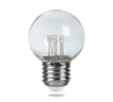 Лампа светодиодная Feron E27 1W 2700K Грибок Прозрачная LB-372 25909