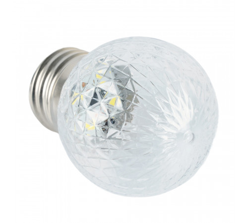 Лампа светодиодная Feron LB-385 шар прозрачный E27 1W 230V 6400K 52176
