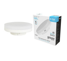 Лампа светодиодная Gauss GX53 8,5W 4100K матовая 10849292