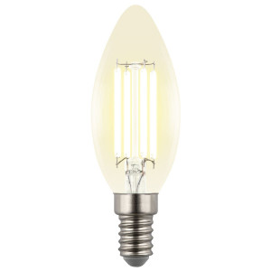 Лампа светодиодная филаментная Uniel LED-C35-4W/3000K/E14/CL GLY01TR UL-00011936
