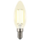 Лампа светодиодная филаментная Uniel LED-C35-4W/3000K/E14/CL GLY01TR UL-00011936