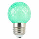 Лампа светодиодная Feron LB-385 шар зеленый прозрачный E27 1W 230V 52163