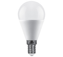 Лампа светодиодная Feron LB-990 шар матовый E14 15W 175-265V 6400K 52080