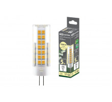 Лампа светодиодная TDM Electric G4 5W 3000K прозрачная SQ0340-0216