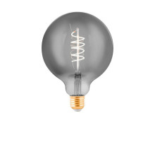 Светодиодная лампа Eglo E27 4W 2000K шар дымчатый 11873
