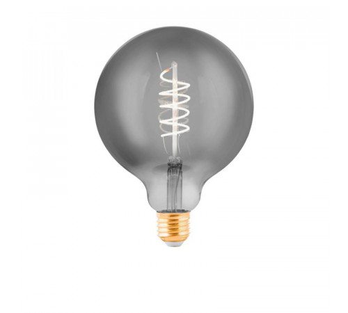 Светодиодная лампа Eglo E27 4W 2000K шар дымчатый 11873