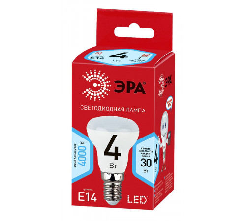 Лампа светодиодная Эра E14 4W 4000K ECO LED R39-4W-840-E14 Б0020632 Лампа светодиодная Эра E14 4W 4000K ECO LED R39-4W-840-E14 Б0020632