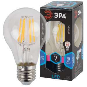 Лампа светодиодная Эра E27 7W 4000K F-LED A60-7W-840-E27 Б0043447