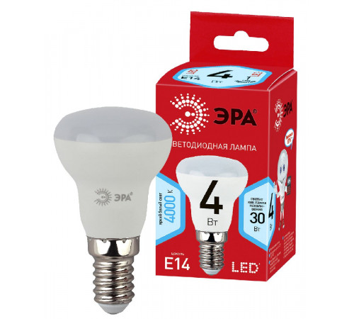 Лампа светодиодная Эра E14 4W 4000K ECO LED R39-4W-840-E14 Б0020632 Лампа светодиодная Эра E14 4W 4000K ECO LED R39-4W-840-E14 Б0020632