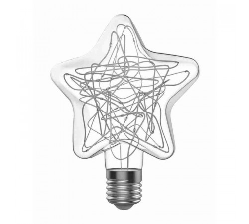 Лампа светодиодная Gauss Vintage Star E27 2W RGB 160802008