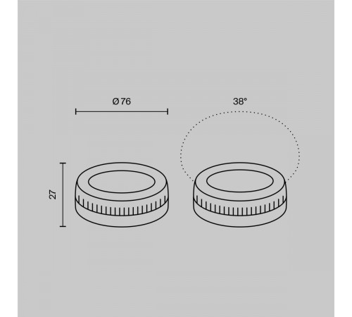 Светодиодная лампа Voltega Ультра Стандарт GX53 Lens 9Вт 3000K 3080