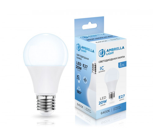 Светодиодная лампа Ambrella Light Bulbing E27 20W 6400K 602006