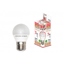 Лампа светодиодная TDM Electric Народная E27 7W 3000K матовая SQ0340-0188