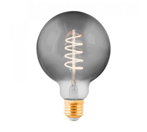 Светодиодная лампа Eglo E27 4W 2000K шар дымчатый  11872