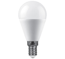 Лампа светодиодная Saffit SBG4520 шар матовый E14 20W 230V 4000K 55279