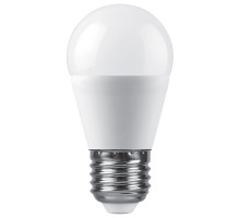 Лампа светодиодная Feron LB-990 шар матовый E27 15W 175-265V 6400K 52078