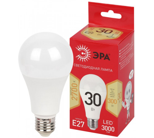 Лампа светодиодная Эра RED LINE LED A70-30W-827-E27 R 30Вт груша Б0069970