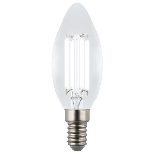 Лампа светодиодная филаментная Uniel LED-C35-4W/4000K/E14/CL GLY01TR UL-00011937