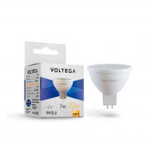 Светодиодная лампа Voltega Simple MR16 7W 3000K GU5.3 7256
