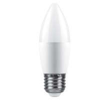 Лампа светодиодная Saffit SBC3720 свеча матовая E27 20W 230V 6400K 55271