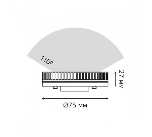 Лампа светодиодная Gauss Elementary GX53 12W 4100K (10 шт.) 84822X Лампа светодиодная Gauss Elementary GX53 12W 4100K (10 шт.) 84822X