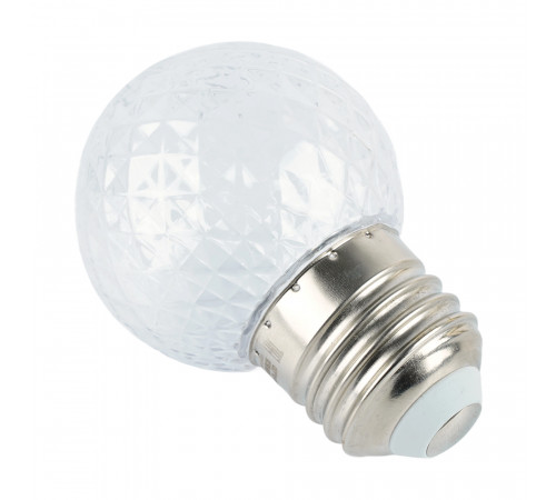 Лампа светодиодная Feron LB-385 шар прозрачный E27 1W 230V 6400K 52176