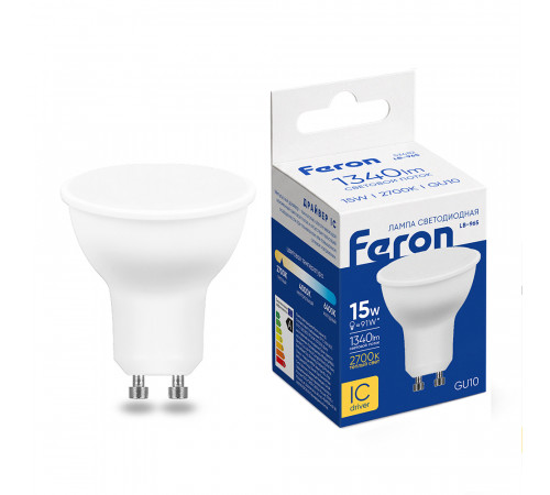 Лампа светодиодная Feron LB-965 MR16 GU10 15W 175-265V 2700K 53482