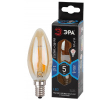 Лампа светодиодная Эра E14 5W 4000K F-LED B35-5W-840-E14 gold Б0047032