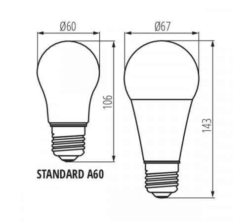 Лампа светодиодная Kanlux IQ-LED E27 19W 4000К 27316 Лампа светодиодная Kanlux IQ-LED E27 19W 4000К 27316