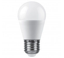 Лампа светодиодная Feron LB-990 шар матовый E27 15W 175-265V 4000K 52077