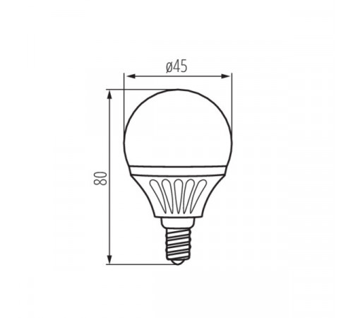 Лампа светодиодная Kanlux Bilo E14 6,5W 3000К 23422 Лампа светодиодная Kanlux Bilo E14 6,5W 3000К 23422