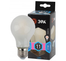Лампа светодиодная Эра E27 11W 4000K F-LED A60-11W-840-E27 frost Б0035036