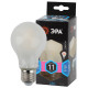 Лампа светодиодная Эра E27 11W 4000K F-LED A60-11W-840-E27 frost Б0035036
