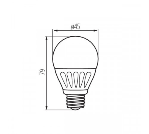 Лампа светодиодная Kanlux Bilo E27 5W 3000К 23043 Лампа светодиодная Kanlux Bilo E27 5W 3000К 23043