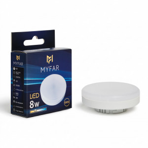 Лампа светодиодная Myfar Базис GX53 MB1301GX53-8W3K